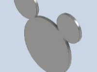 Mickey Ears Cake Topper