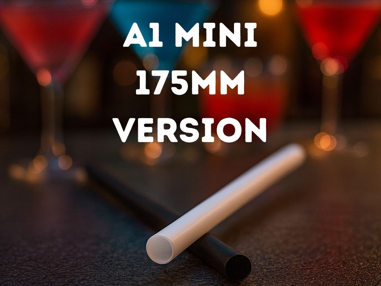 Miniatura 2 do modelo 3D Strohhalm/Trinkhalm drinking straw