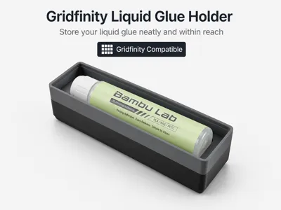 Gridfinity Liquid Glue Holder
