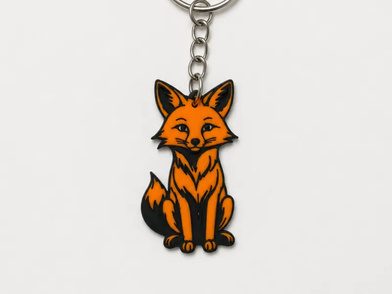 Fox Keychain