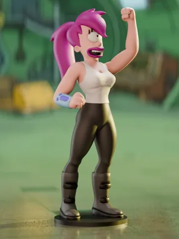 Figura decorativa: Futurama Turanga Leela Collectible Figurine — vista de referencia 2