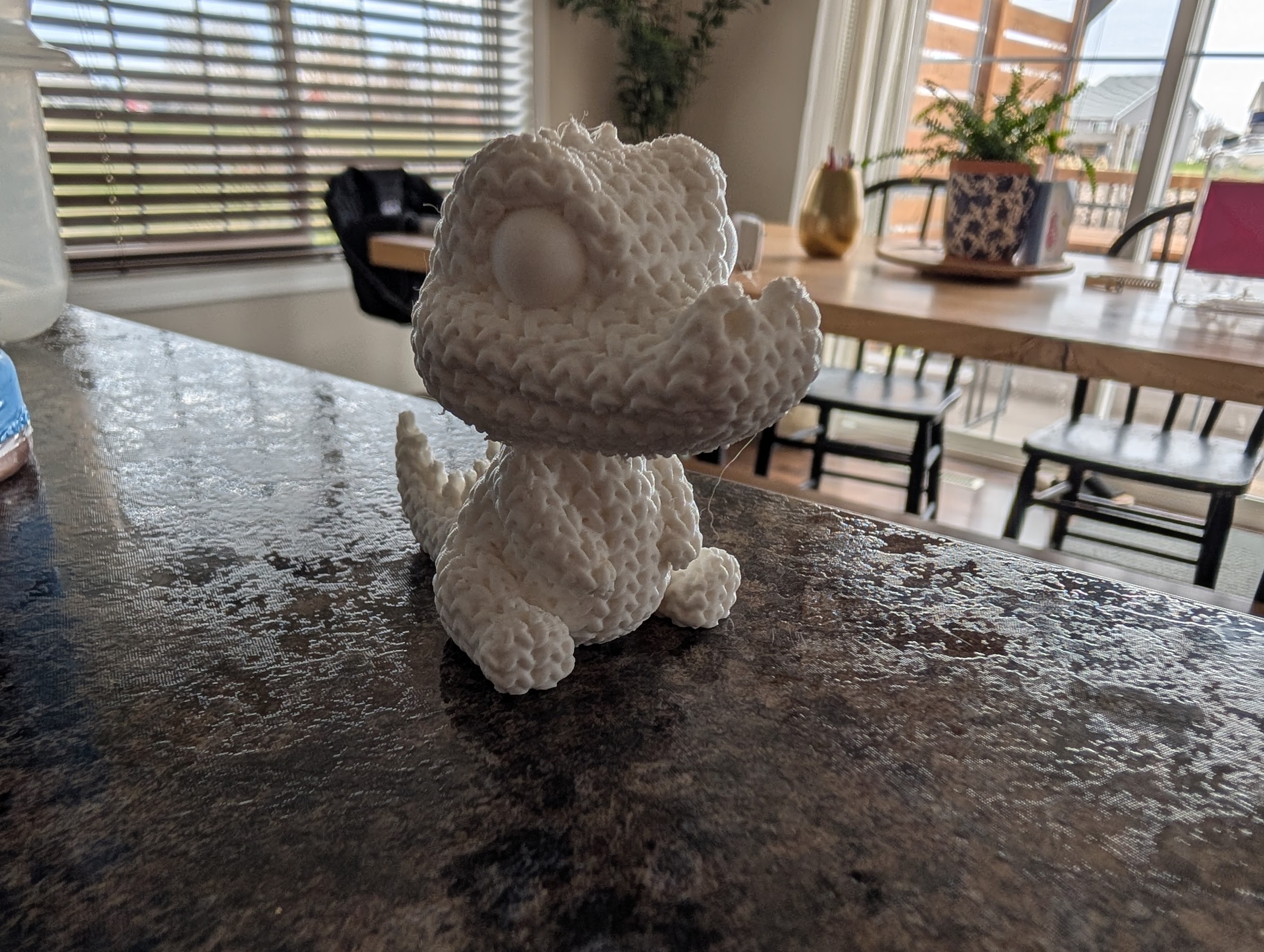 Miniatura 4 do modelo 3D Knitted Crocodile