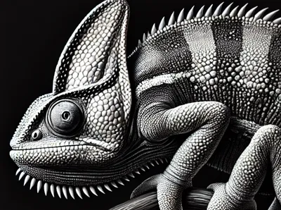 Kunpei_yamanashiデジタルプリント Chameleon