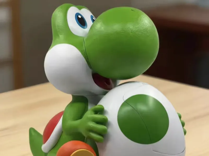 Cute Yoshi popcorn figurine