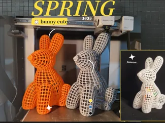Balloon dog no support+ Filament poop easter bunny