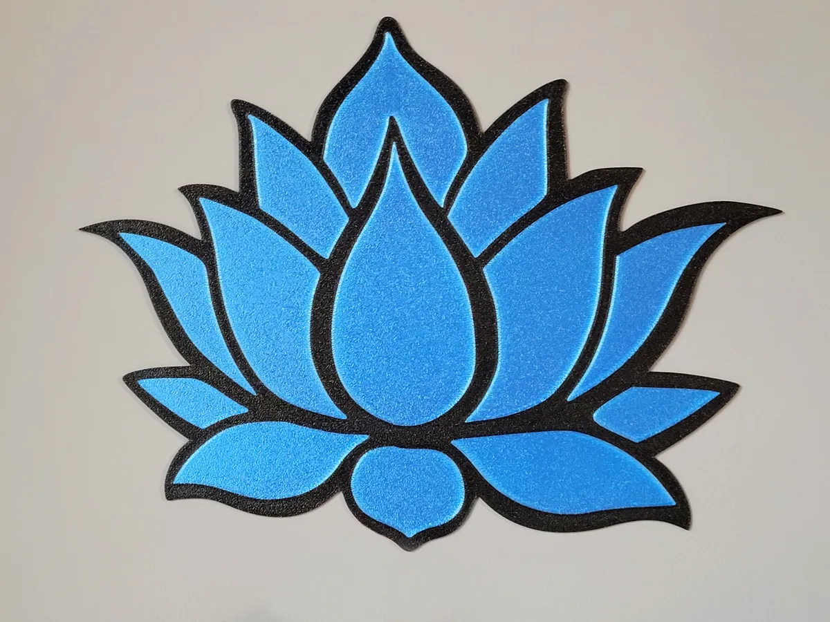 Lotus flower Wall Art #6 - Free 3D Print Model - MakerWorld