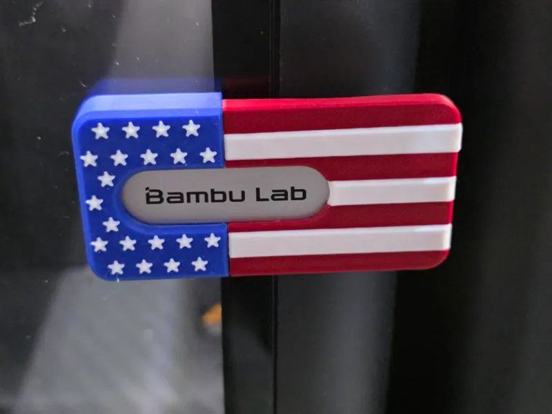 Flag door handle cover P1S, X1C, P2S, X2D