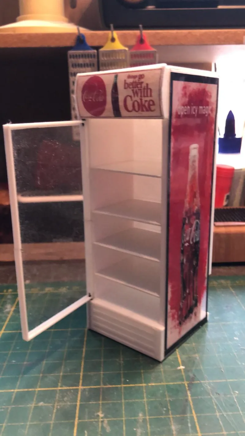 coca cola vending machine scale 1:14