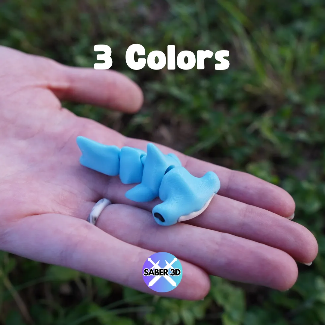 Mini Articulated Hammerhead Shark view 2