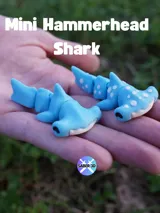Артикулирана мини фигурка Hammerhead Shark