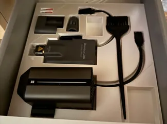 H2D 10W laser, cutter, brush box