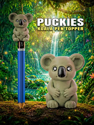 Letrero o emblema decorativo: Cute Koala Pen Topper (Puckies Collection) — vista de referencia 2