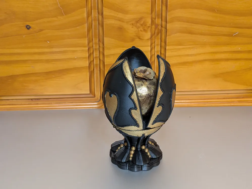 The Mechanical Fabergé Egg - Free 3D Print Model - MakerWorld
