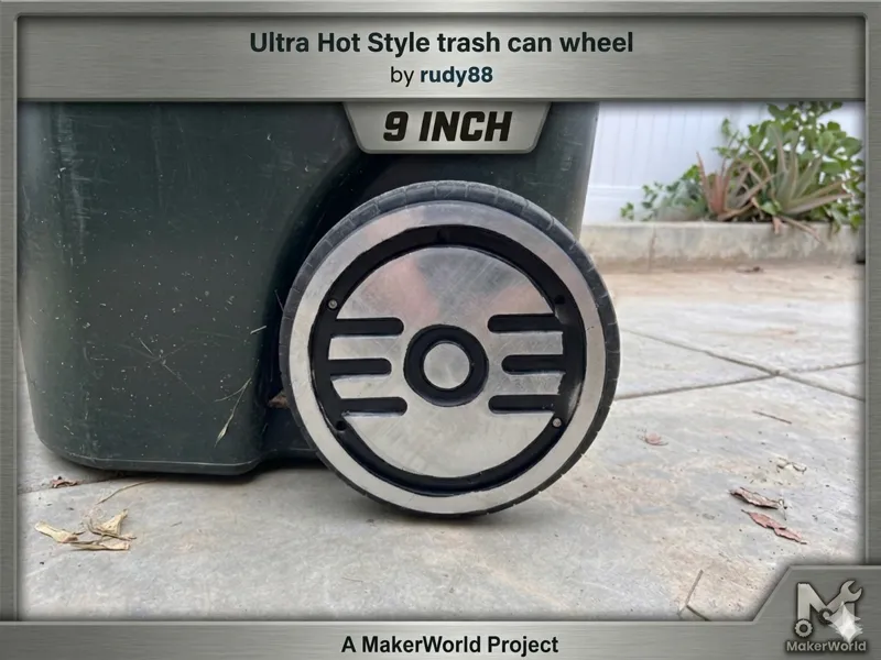 Hot wheels ultra hot style trash can wheel covers
