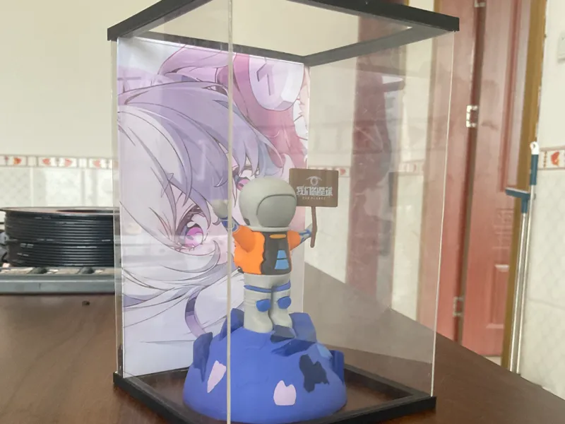 手办展示盒，亚克力防尘罩