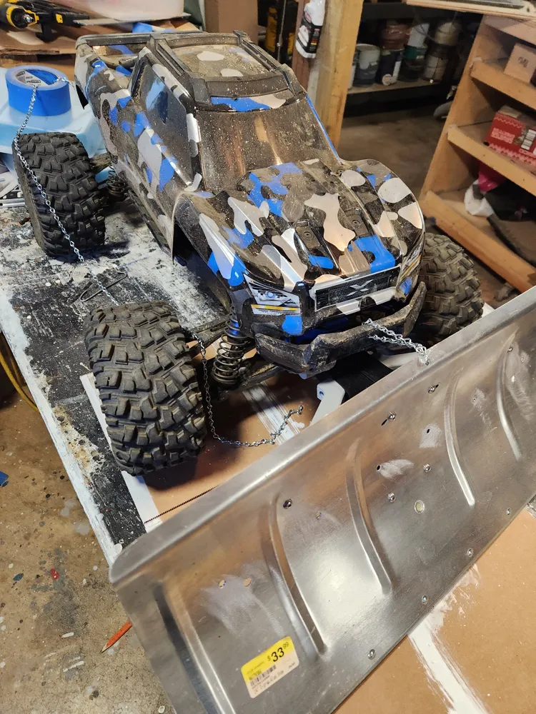 Xmaxx Snow Plow by AndyMac8 MakerWorld