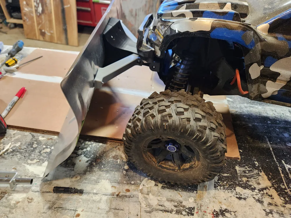 Xmaxx Snow Plow by AndyMac8 MakerWorld