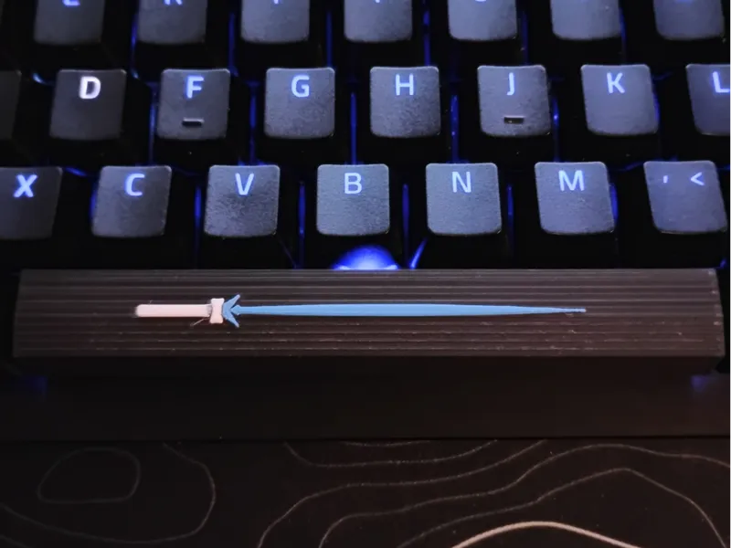 Gundam Saber space bar cap