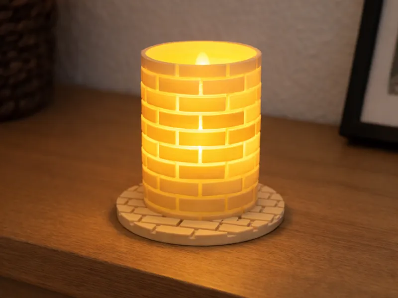 LED Teelichthalter "Brunnen"
