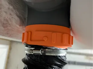 Adapter HT 110 mm - 100 mm flex - Bayonet lock