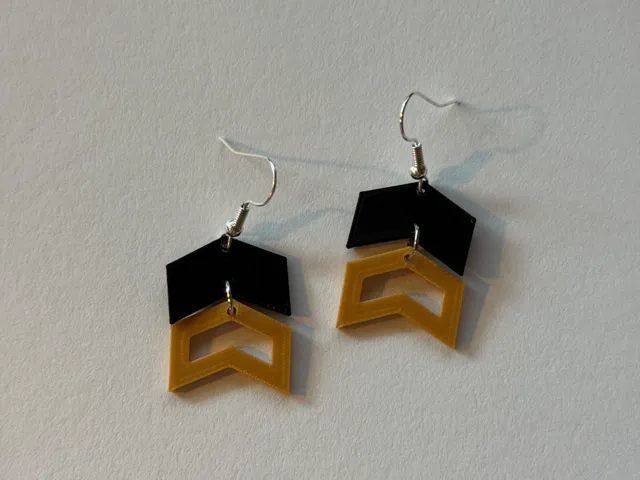 Chevron Boho Earrings