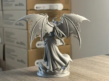 Modelo para impresión 3D: 暗夜女恶魔 高细节 倒置打印 — vista de referencia 5