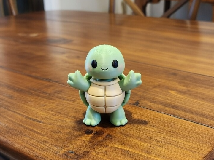 Cute Turtle Desk Buddy Mini Figure