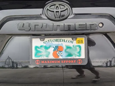 Deadpool Maximum Effort License Plate Frame