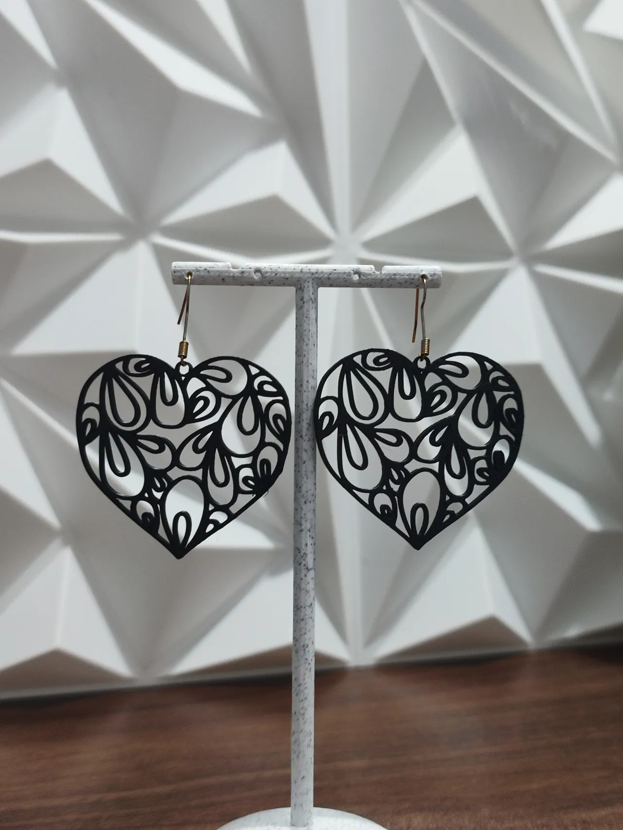 Aretes Corazón de Rocío view 2