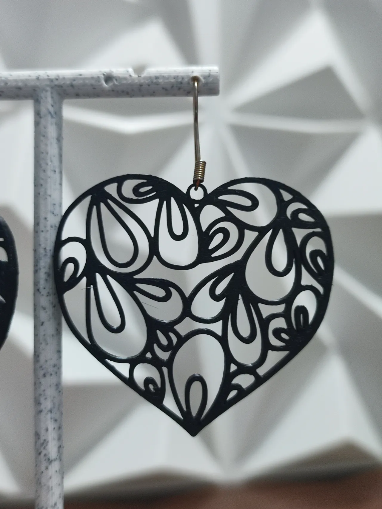 Aretes Corazón de Rocío view 4