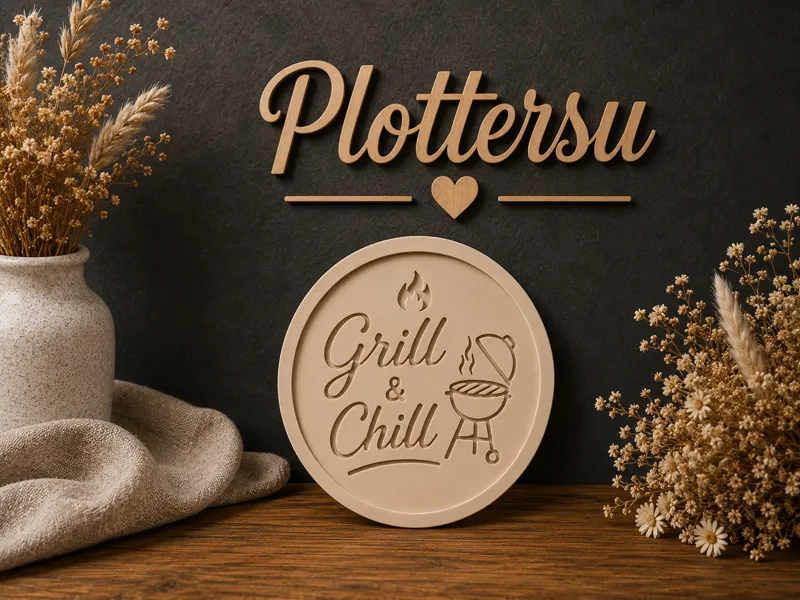 Grill & Chill Untersetzer rund