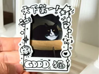 折叠可立！拍立得相框冰箱贴 (宠物主题版)
