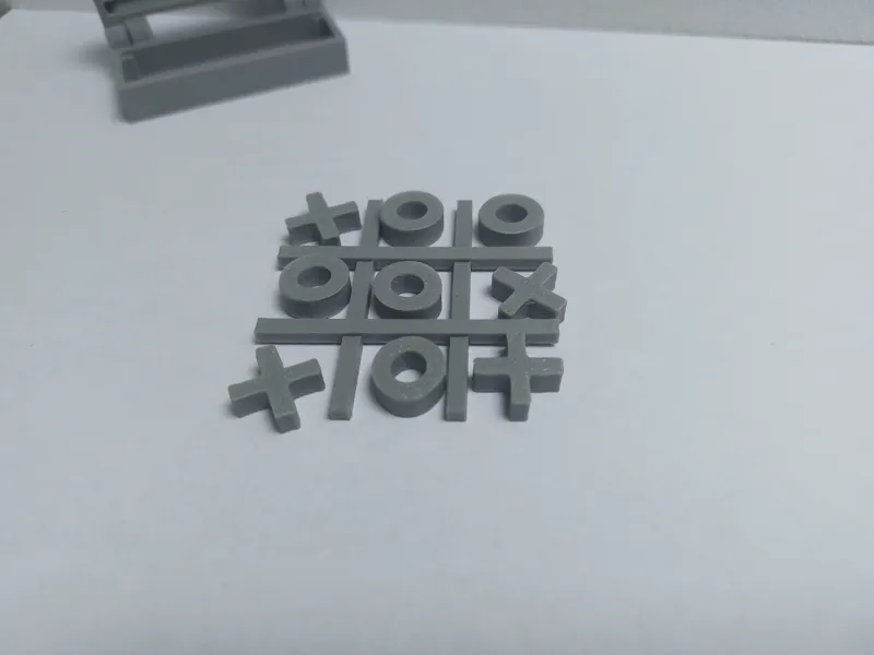 Tic tac toe compact board