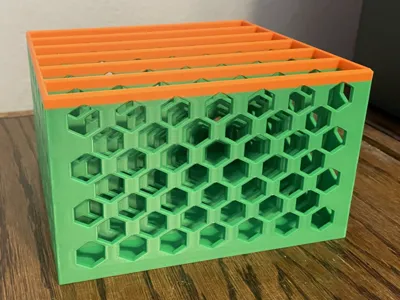 Stencil Sheet Holder with Dividers