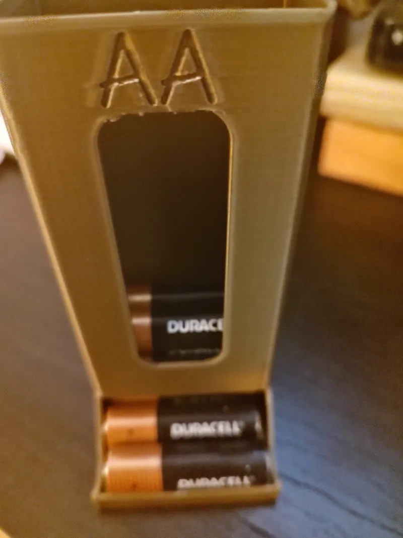 Double A Battery Holder/Dispenser