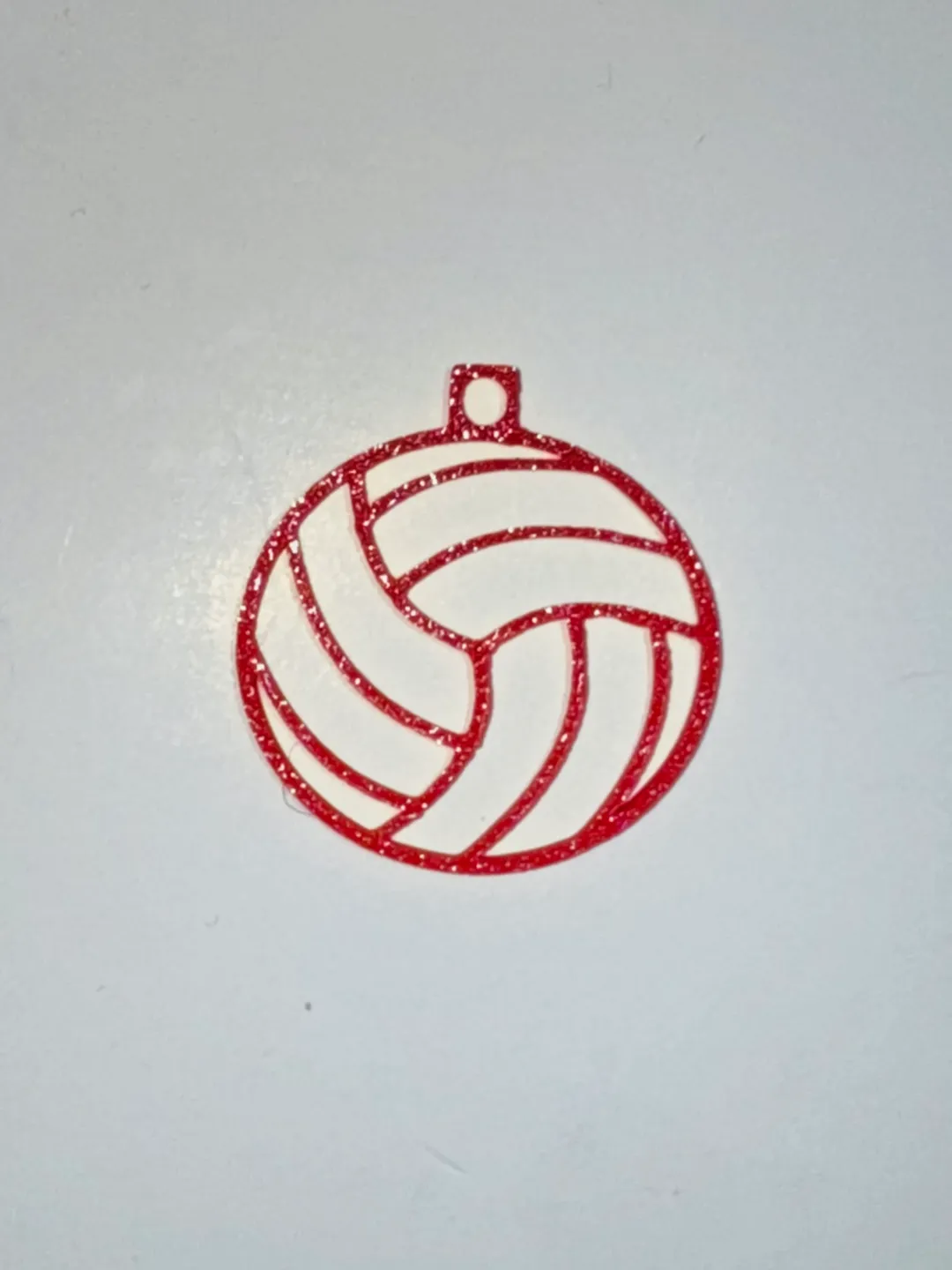 Wireframe Volleyball Earrings view 4