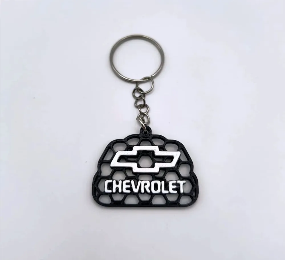 Chevrolet chevy keychain - Free 3D Print Model - MakerWorld