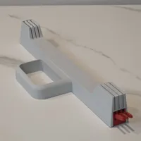 Plate holder with fixing plate for H2 series