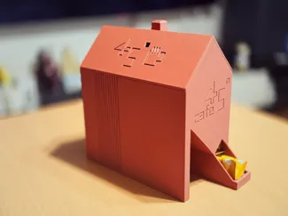 Book Nook & Table, stick-type coffee dispenser