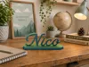 Personalized Nico Name Sign mini size.