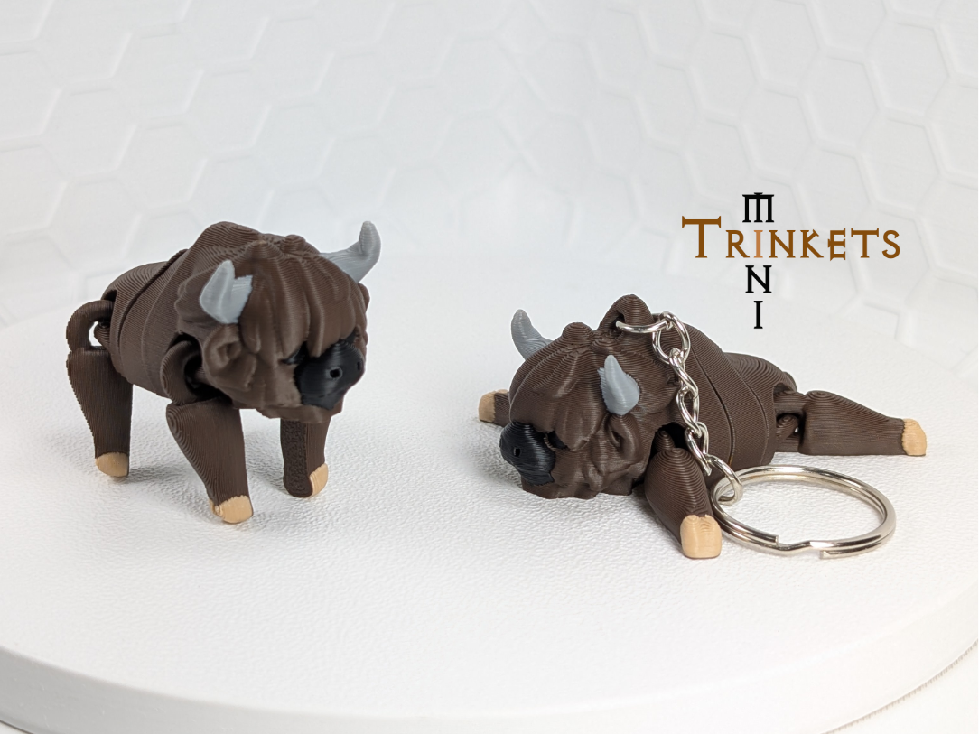 Little Flexi Buffalo (+Keychain)