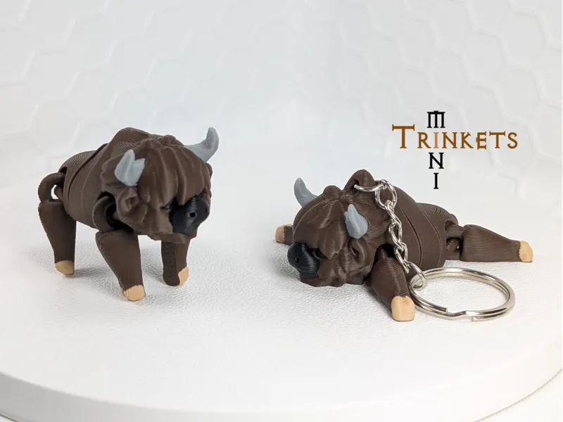 Little Flexi Buffalo (+Keychain)