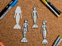 Pack de coloriage sirène — photo 2