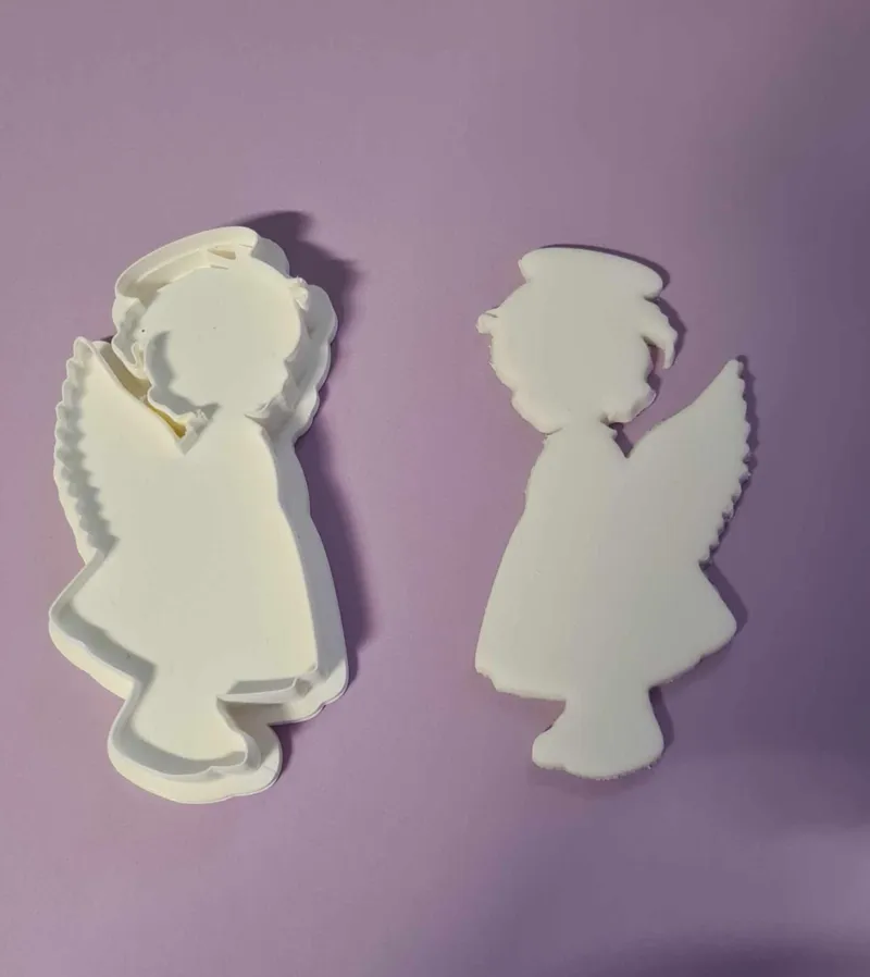 Baby girl angel cookie cutter