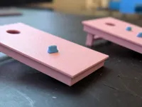 Mini plateau de cornhole avec sacs de haricots — photo 4