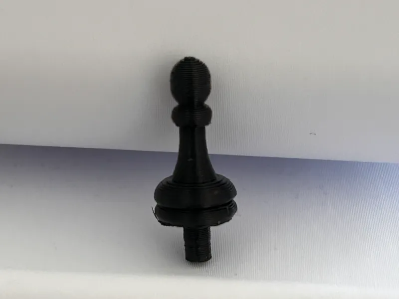 Steckschach Figur Bauer
