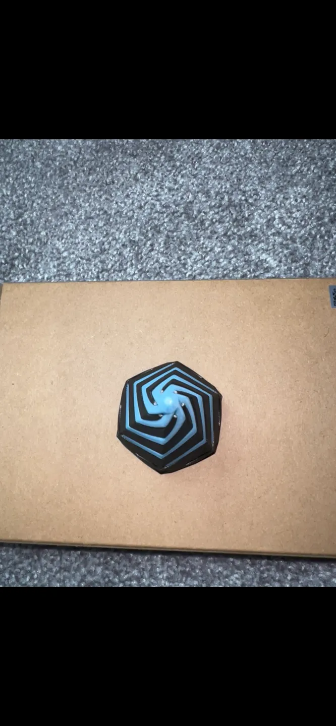 Spiral/Helix Fidget Toy V4 Hexagonal view 4