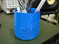 Porte-stylos lion gardien chinois — photo 2
