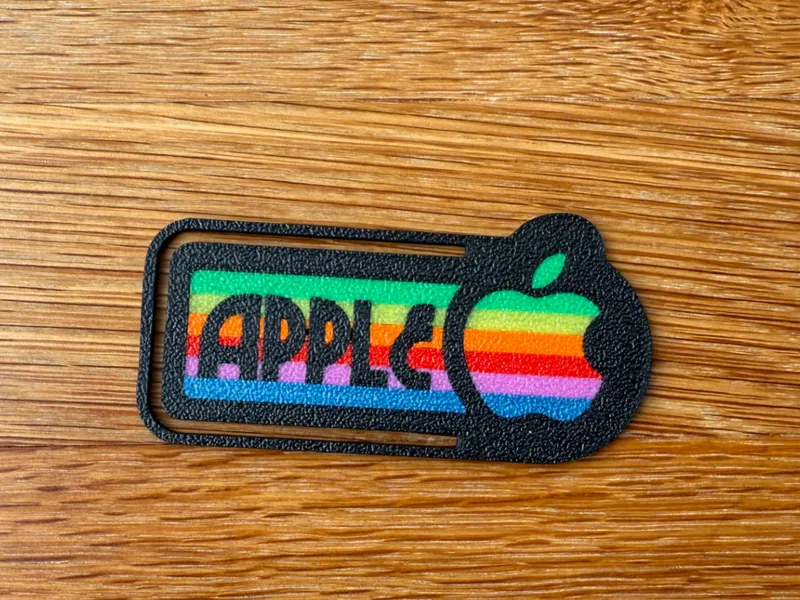 Marcapáginas Apple Retro