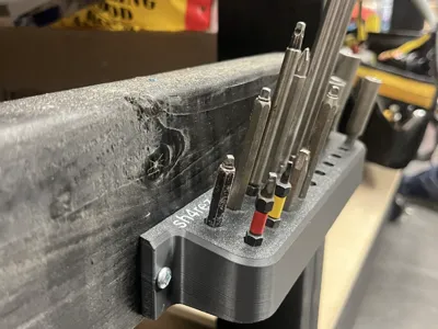 20 Slots Drill Bit Rack